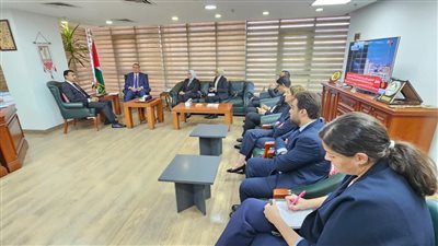 السفير الفلسطيني يستقبل برلمانيين مصريين للتضامن مع صمود الشعب الفلسطيني