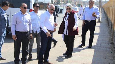 محافظ الجيزة يتفقد أعمال التطوير الجارية بالمحاور المرورية المؤدية إلى المتحف المصرى الكبير 