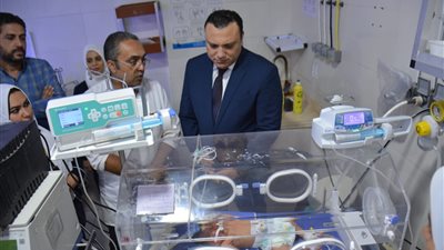 نائب محافظ الدقهلية ولجنة الرقابة الإدارية يتابعان انتظام العمل بمستشفى أجا