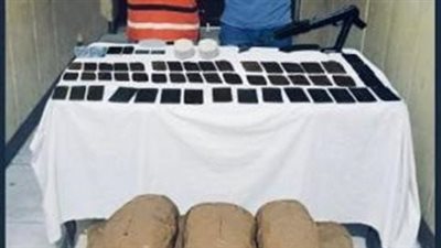 بنادق آلية وحشيش وبانجو وهيروين.. حصيلة الحملات الأمنية بالمحافظات |صور