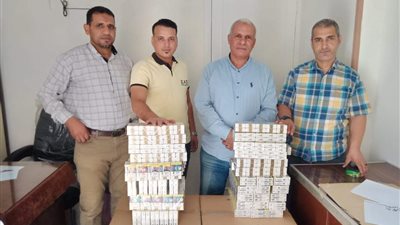 ضبط مصنع ألبان دون ترخيص و2500 علبة سجائر مجهولة المصدر ببني سويف