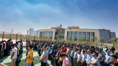 من العاصمة الإدارية.. جامعة مصر للمعلوماتية تتضامن مع شهداء فلسطين