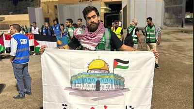 محمد مكاوي من أمام معبر رفح: مرابطون حتى الإغاثة