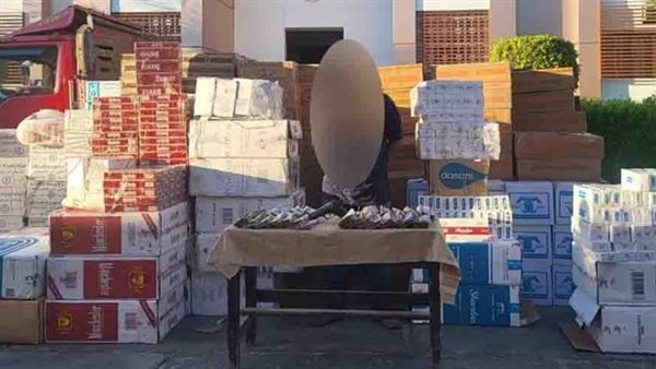 جانب من المضبوطات