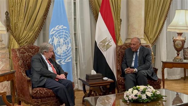 شكري يعقد جلسه مباحثات