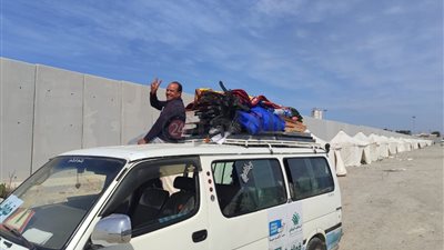 بعد دخول المساعدات إلى غزة.. متطوعو القوافل الإغاثية يستعدون للمغادرة من معبر رفح |صور 