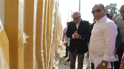 محافظ الجيزة يوجه بسرعة الانتهاء من أعمال تطوير العقارات المطلة على المتحف المصري الكبير
