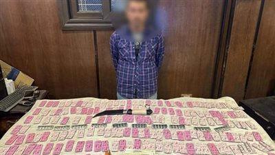 حبس شاب لحيازته 1980 قرص ترامادول في المطرية 