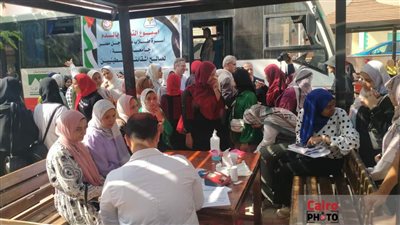 كلية التربية بالمنوفية تنظم حملة تبرع بالدم لصالح ضحايا غزة| صور
