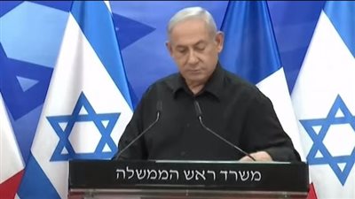 نتنياهو: 7 أكتوبر يوم أسود في تاريخ إسرائيل.. وعلى أهالي غزة إخلاء منازلهم لجنوب القطاع