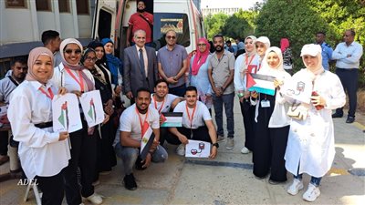 جامعة أسوان تواصل حملة التبرع بالدم لمواطني غزة