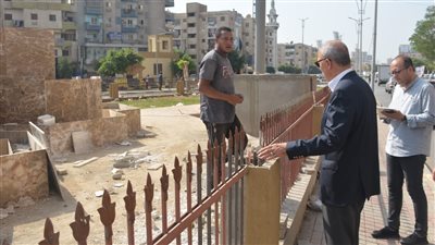 محافظ القليوبية يتابع مشروع ممشى أهل مصر بمدينة بنها 