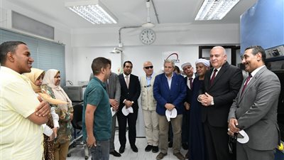 افتتاح مشروع الصرف الصحي لقرى شمال قنا