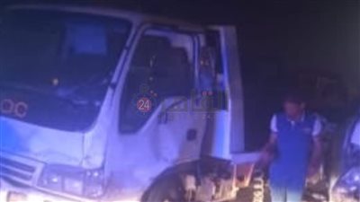 مصرع وإصابة 21 شخصًا جراء تصادم أتوبيس بميكروباص وونش بأطفيح | صور