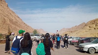218 سائحا يزورون سانت كاترين لزيارة الأماكن التاريخية والأثرية