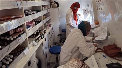 الكشف على 900 مواطن في ختام فعاليات القافلة العلاجية بعيون موسى