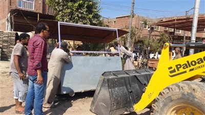  تنظيم حملات لإزالة التعديات ورفع الإشغالات ومتابعة المشروعات بأسوان