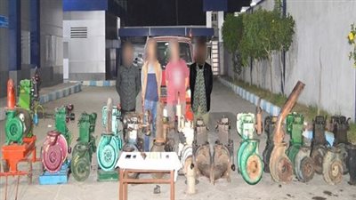 بيسرقوا الآلات الزراعية.. القبض على عناصر إجرامية بالبحيرة