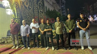 بدء عزاء زوجة سمسم شهاب بمسجد طلعت حرب في إمبابة | صور 