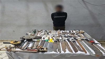 حبس عاطل لإدارته ورشة لصناعة الأسلحة البيضاء بالبحيرة