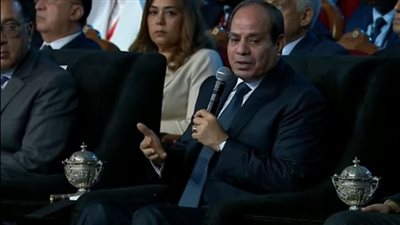 السيسي: هدفنا الأكبر تغطية احتياجات السوق المصري وزيادة المنتج المحلي وتنويعه