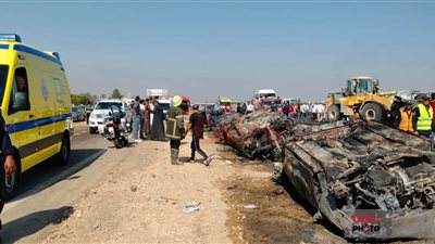 ننشر أسماء مصابي حادث طريق الإسكندرية الصحراوي قرب وادي النطرون