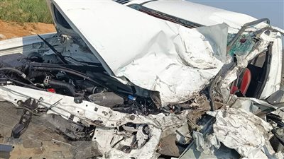 إصابة 4 أشخاص في تصادم سيارتين بالدقهلية