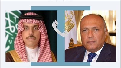 وزير الخارجية يناقش مع نظيره السعودي مخاطر توسيع العمليات العسكرية في غزة وضرورة إقرار هدنة 