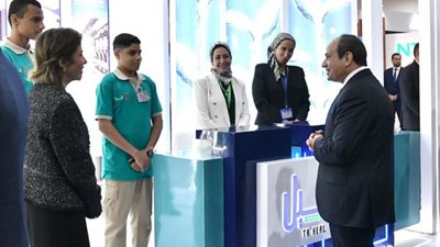 الرئيس السيسي يتفقد الملتقى والمعرض الدولي السنوي للصناعة