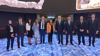 مستشار الأمن القومي بالمجر يزور المتحف القومي للحضارة المصرية