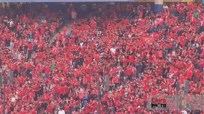حضور جماهيري قوي للأهلي أمام صن داونز في الدوري الإفريقي | صور 