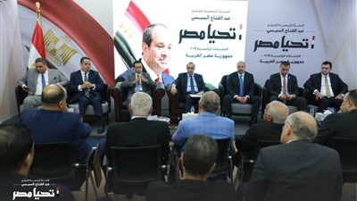  حملة السيسي الانتخابية تستقبل وفدًا من رؤساء وممثلي الأندية المصرية
