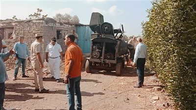 للحفاظ على الرقعة الزراعية.. تحريز 8 خلاطات خرسانة داخل مركز قلين بكفر الشيخ خلال وقف التعديات