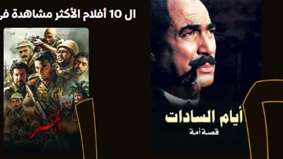 من جمعة الشوان لـ أيام السادات.. أعمال تحتل قائمة الأكثر مشاهدة تزامنًا مع أحداث غزة