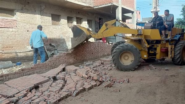 حملات إزالة في المنوفية