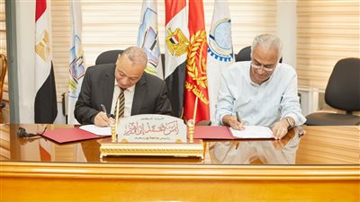جامعة بورسعيد توقع بروتوكول تعاون مع المعهد العالي للهندسة والتكنولوجيا بدمياط الجديدة| صور