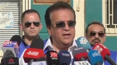 وزير الصحة خلال زيارته للمصابين الفلسطينيين بمستشفى العريش: أغلب الحالات أطفال تحت سن الـ16 عاما| بث مباشر 