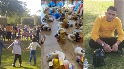 قُصف منزله وعائلته.. فلسطيني مغترب يمد يد العون لأهالي غزة ويقدم أنشطة ترفيهية للأطفال 