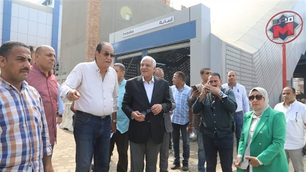 محافظ الجيزة خلال