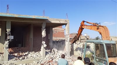 إزالة 90 حالة تعدٍ على الأراضي الزراعية وأملاك الدولة بالدقهلية 