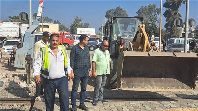 فتح مزلقان ديما بالغربية بعد الانتهاء من عملية الإصلاح