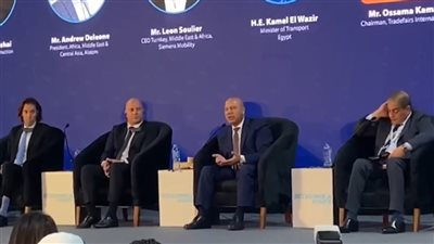 وزير النقل خلال مشاركته بمعرض النقل الذكي: مصر تمتلك ثاني أفضل سكك حديد على مستوى العالم| بث مباشر 