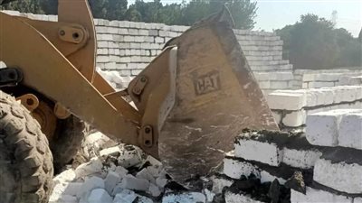 إزالة 60 حالة تعد خلال حملات مكبرة في 6 مراكز بالمنيا