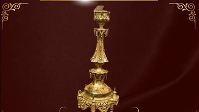 متحف قصر المنيل يعلن عرض قطعة أثرية لـ شمعدان من الفضة