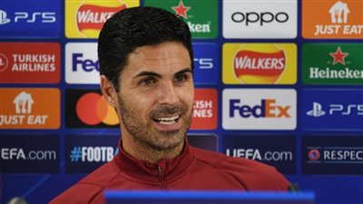 أرتيتا يهاجم التحكيم الإنجليزي في المؤتمر الصحفي لمباراة دوري أبطال أوروبا 