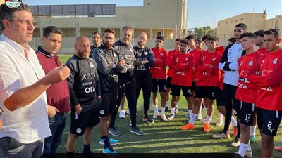 منتخب الشباب يخوض مرانه الثاني بحضور فيتوريا وأبو الوفا