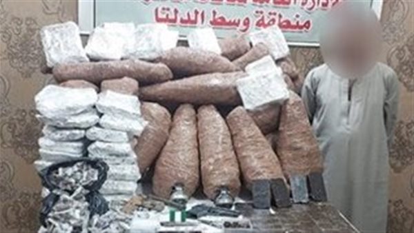 المتهم والمضبوطات