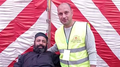 مسلمون ومسيحيون بالمنوفية يتبرعون بالدم لصالح شهداء غزة| صور 