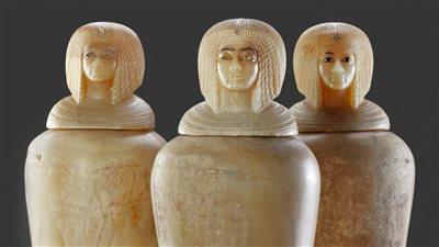 متحف التحرير يعلن عرض 3 أواني كانوبية من عصر الدولة الحديثة