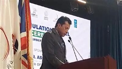 وزير الشباب يشيد بالجامعة البريطانية لتنظيم نموذج محاكاة مؤتمر المناخ: فكر سبّاق